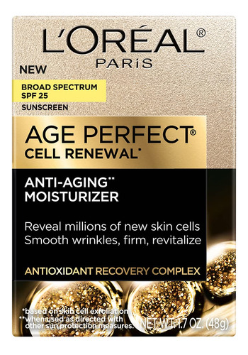 Crema Hidratante L'oreal Age Perfect Cell Renewal Spf 25 Day