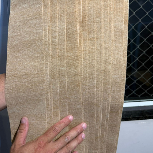 Persiana Vertical De Tecido Com Bandô 1,60 Larg X 1,40 Alt Cor Bege