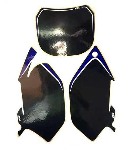 Calcos Fx Cachas Porta Numero Yzf 250 450 03/05 Solomototeam