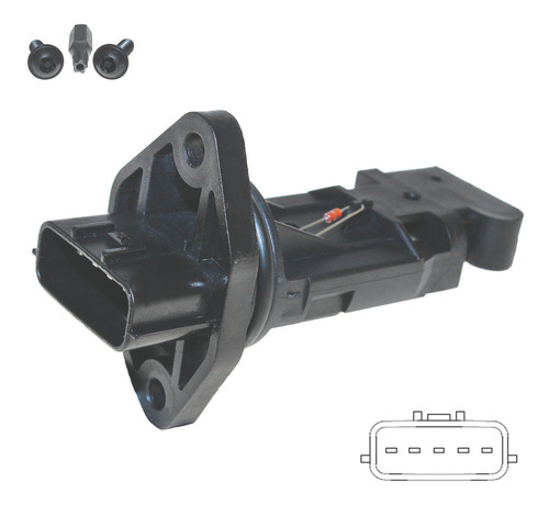 Sensor Flujo Masa Aire Nissan Sentra 4 Cil 2.5 Lts 2002-2003