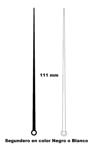 Imagen 7 de 10 de Set X5 Mecanismos Silenciosos 16mm Reloj Pared Gancho Agujas