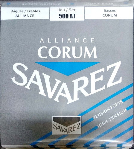 Savarez 500aj Alliance Corum Cuerdas Guitarra Clasica