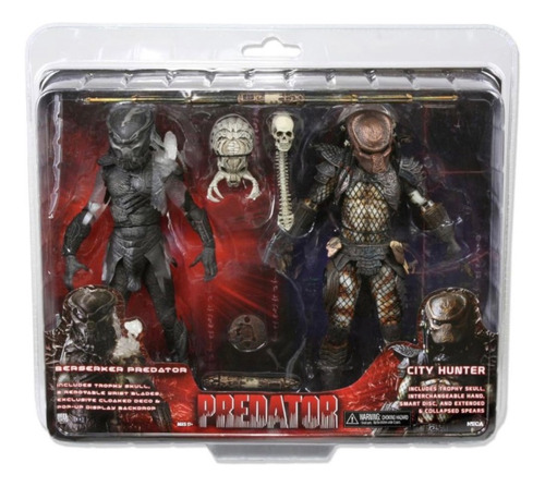 Set Doble Predator. Berseaker & City Hunter. Reel Toys Neca