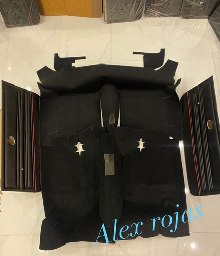 Kit De Tapicería Nuevopara Caribe Atlántic Mk1 2 O 4 Puertas Negro (Usado)