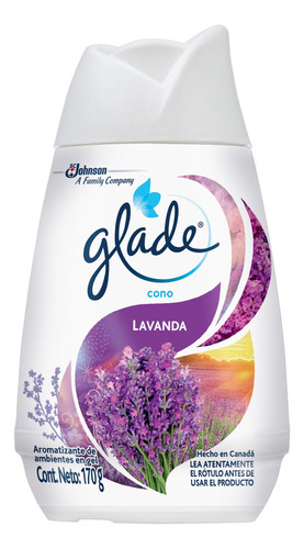 Aromatizante Glade Cono en gel lavanda 170 g