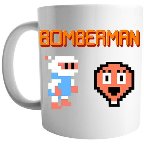 Mug Pocillo Bomber Juegos Arcade Retro Man Q2