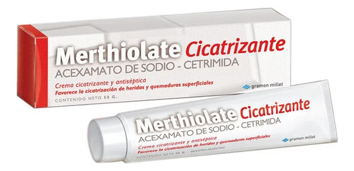 Merthiolate Cicatrizante Heridas Y Quemaduras Crema 50g