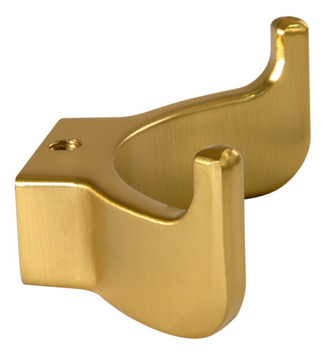 Cabide Com Gancho Duplo De Parede (batel Dourado Fosco)