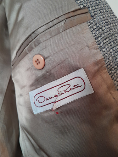 Saco Blazer Hombre Oscar De La Renta (Usado)