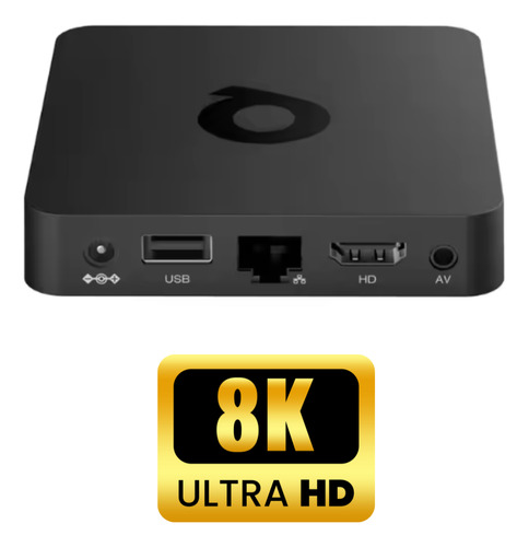 Smart Convertidor Tv Box 8k 5g - 256gb Control Remoto De Voz Negro De Voz
