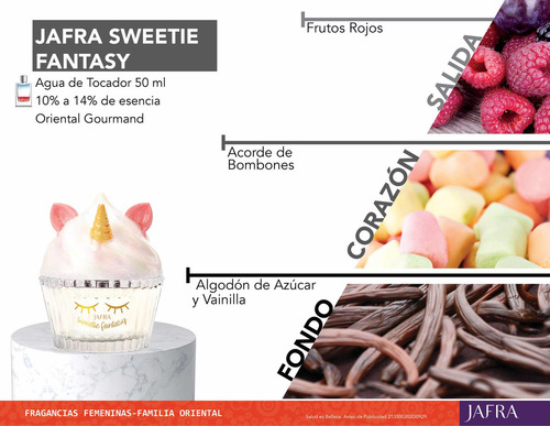 Sweetie Fantasy Unicornio Eau Toilette 50 Ml Jafra Mujer