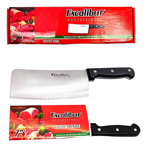 Hacha Para Cocina 7  Excalibur Mayor Y Detal 