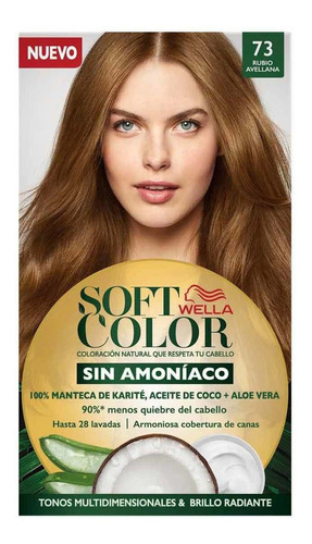 Tinte De Cabello Semipermanente Soft Color 73 Rubio Avellana 1 Pieza