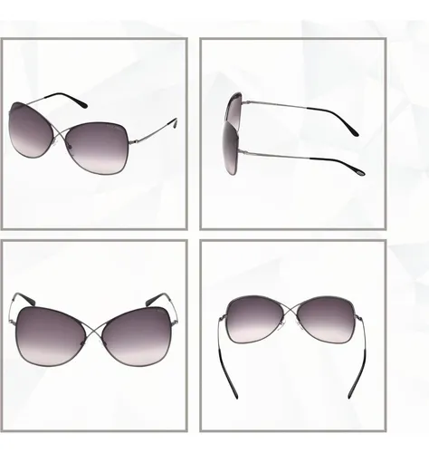 Gafas De Sol Tom Ford Ft0250 Colette Para Mujeres + Kit