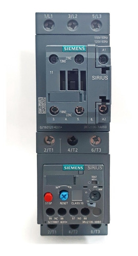 Siemens® Contactor / Relé Sobrecarga 110v  14-20 A  5/10hp