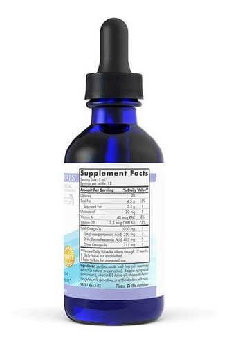 Imagem 4 de 7 de Baby's Dha Com Vitamina D3 - Nordic Naturals 60ml Importado