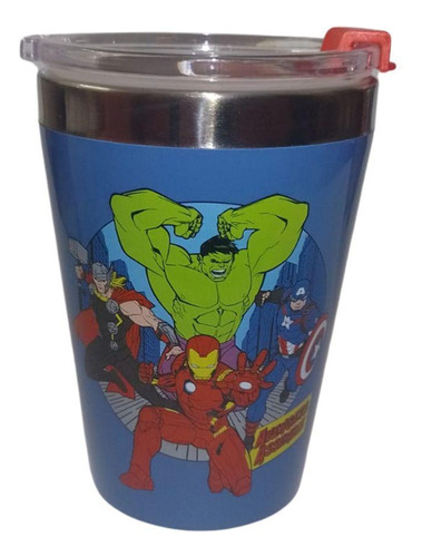 Copo Snap Avengers Vingadores 300 Ml -zona Criativa