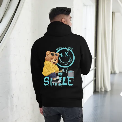 Buzo Buso Saco Estampado Hoodie Capota Dont Smile Dtf Ropa