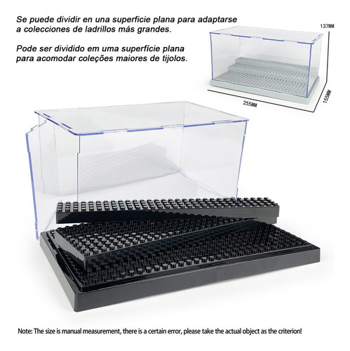 . Caixa De Acrílico Para Exibição De Blocos De Soldadinhos