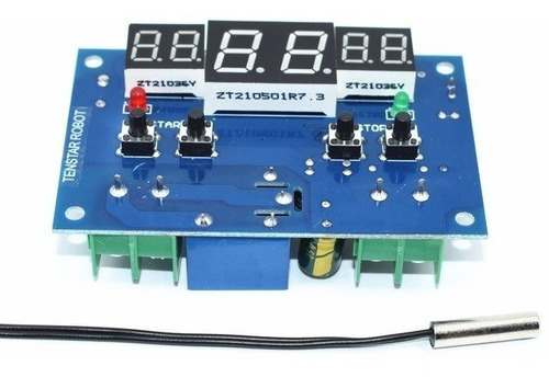 Control De Temperatura W1401 0-99 Grados Centrigrado Dc12v