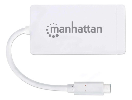 Adaptador Usb C 3.1 A Hub + Red Gigabit Manhattan / Nexstore