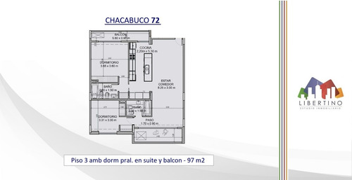 Imagen 3 de 8 de En Pozo - Piso De 3 Amb - Suite - Cochera // Chacabuco 72