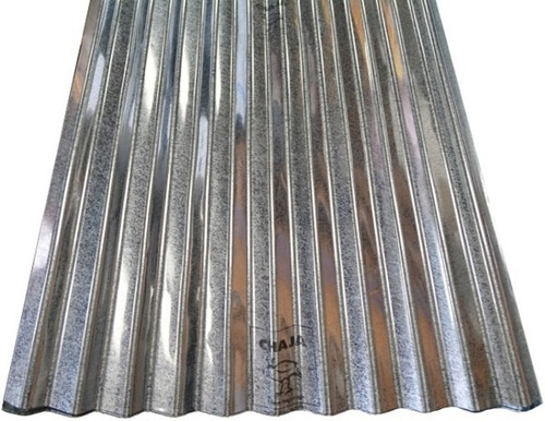 Chapa Acanalada Galvanizada De Armco 3.05m Ancho 0.8m 0.27mm