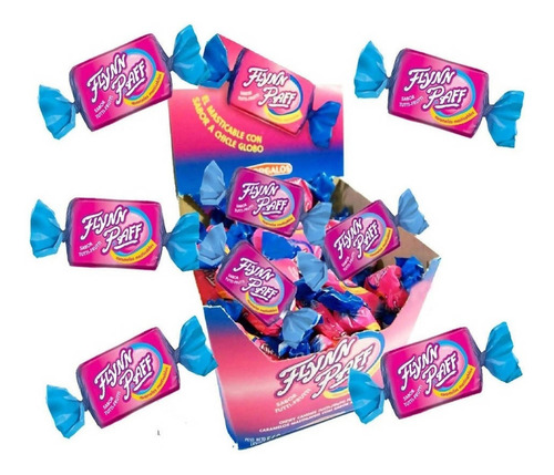 Imagen 3 de 7 de Caramelos Flynn Paff Tutti Frutti Caja X 70 Unidades