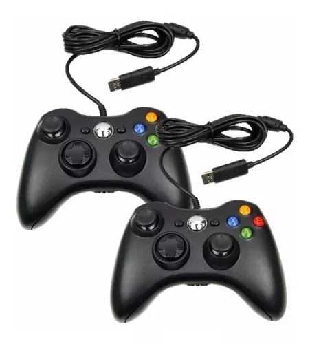 Controle Com Fio Para Xbox 360 Notebook Computador Pc 360