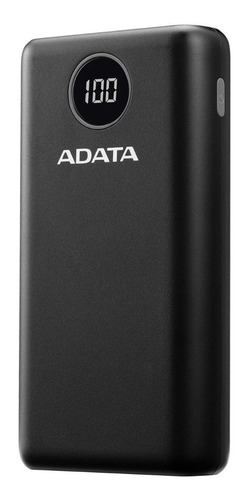 Adata Power Bank Cargador Portatil Celular P20000qcd Colores Color Negro
