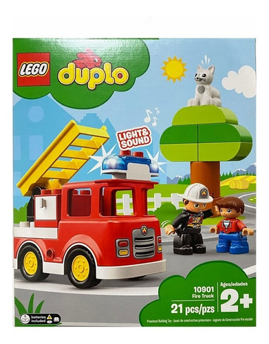 Lego Duplo Camion De Bomberos 21 Pz Mod 10901