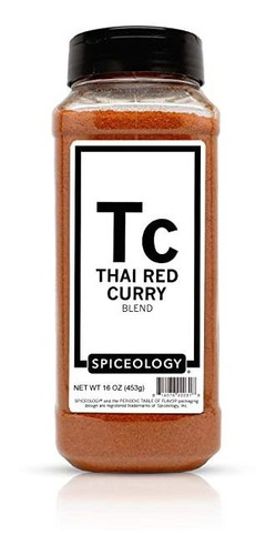 Thai Red Curry Powder - Spiceology Thai Spice Blend - 16 Oun