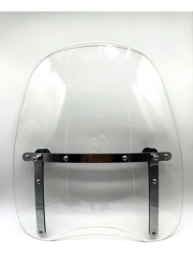 Parabrisas Moto Custom, Universal Con Soportes, Envio Gratis