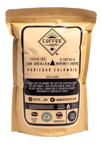 Café En Grano Coffee Jam- Colombia 1/2kg