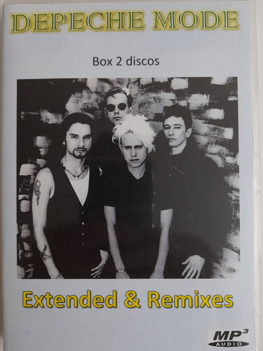 Depeche Mode Extended Remixes Cd Mp3 Duplo (94 Músicas)