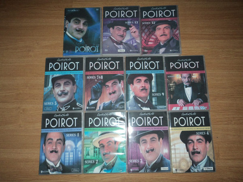 Poirot Agatha Christie Coleção Legendada Com Caixinhas
