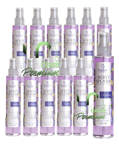 Kit 12x Unidades Body Splash Ameixa Bio Instinto 130ml