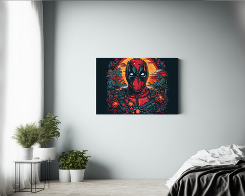 Poster Conceptual Dead Pool Alta Resolucion 50x40cm