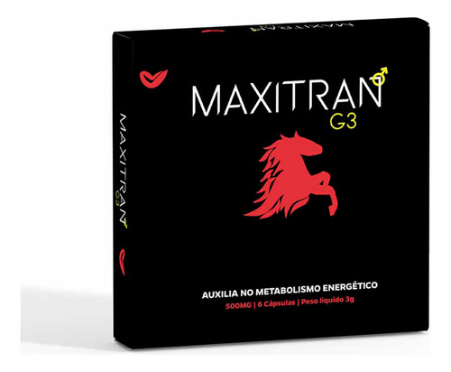 Maxitran G3 Muwiz com 6 cápsulas 500mg