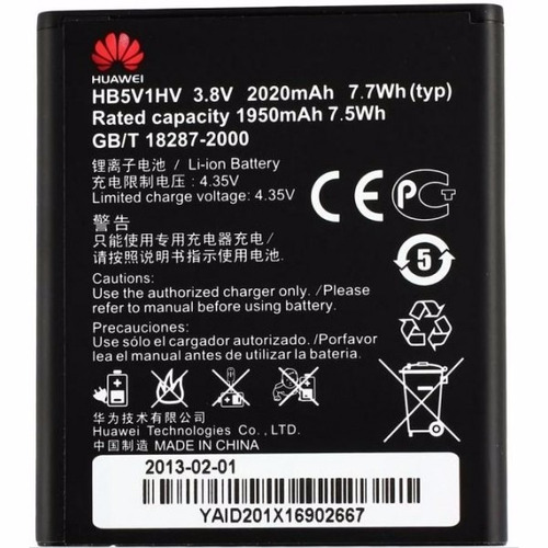 Bateria Huawei Hb5v1hv Original Del Ascend W1 Movistar Nueva