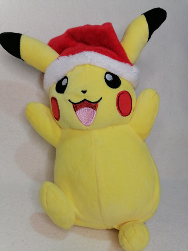 Peluche Original Pikachu Christmas Wct Nintendo 23cm. 