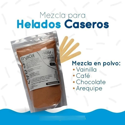 Imagen 1 de 2 de Mezcla Para Helados Caseros - g a $37