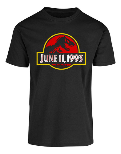 Playera Hombre Jurassic Park June 11 Camiseta Original