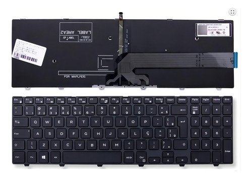 Teclado iluminado Dell Inspiron serie 5547