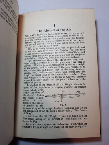 Antiguo Libro Cómo Y Por Qué De Los Aviones Inglés Ro 1093 (Usado)