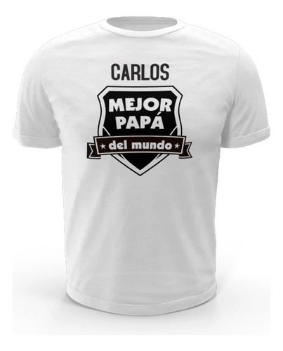 Playera Personalizada Regalo Moda Mejor Papa Dia Del Padre