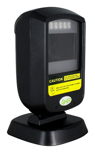 Lector De Codigo De Barras Ghia Omnidireccional Usb 2 Metros Color Negro