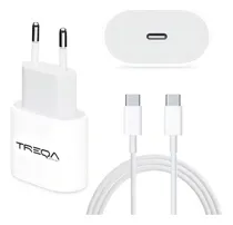 Comprar Cargador Treqa Para Celular Tablet Con Cable Tipo C A Tipo C