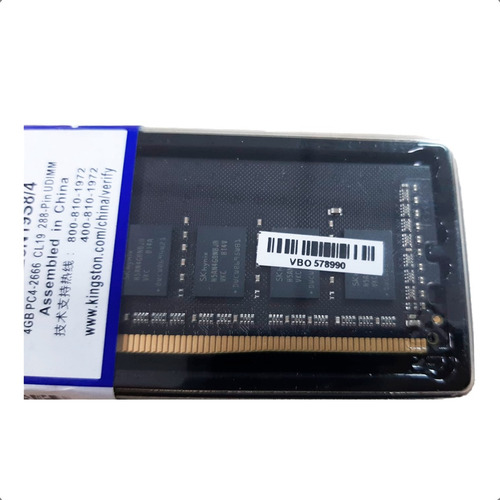 Memória 4gb Ddr4 2666 Kvr26n19s8/4