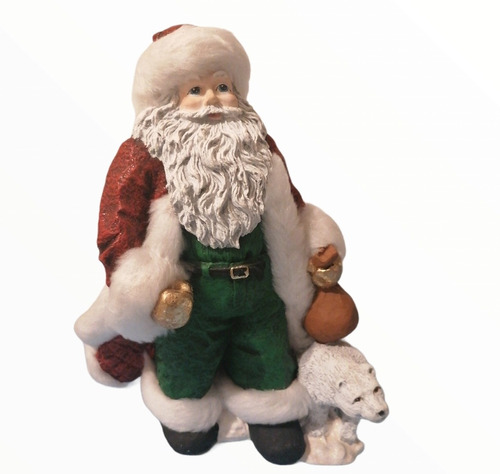 Figura Artesanal Decorativa Navidad Ceramica 